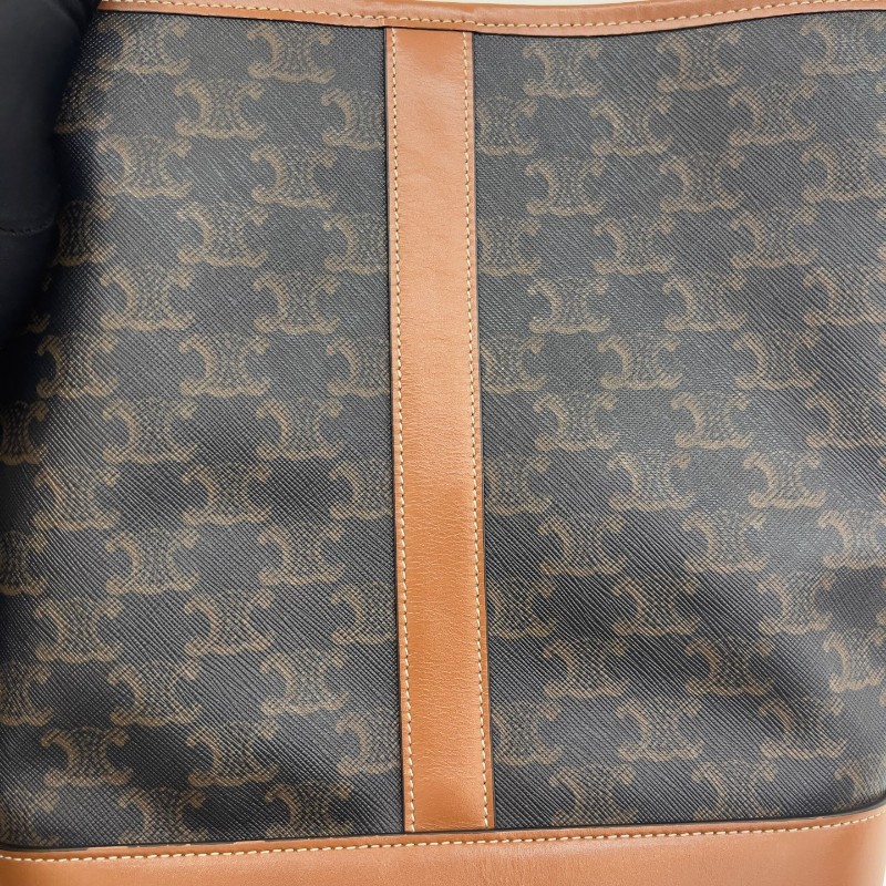 Celine 凱旋門老花水桶包 中號-9