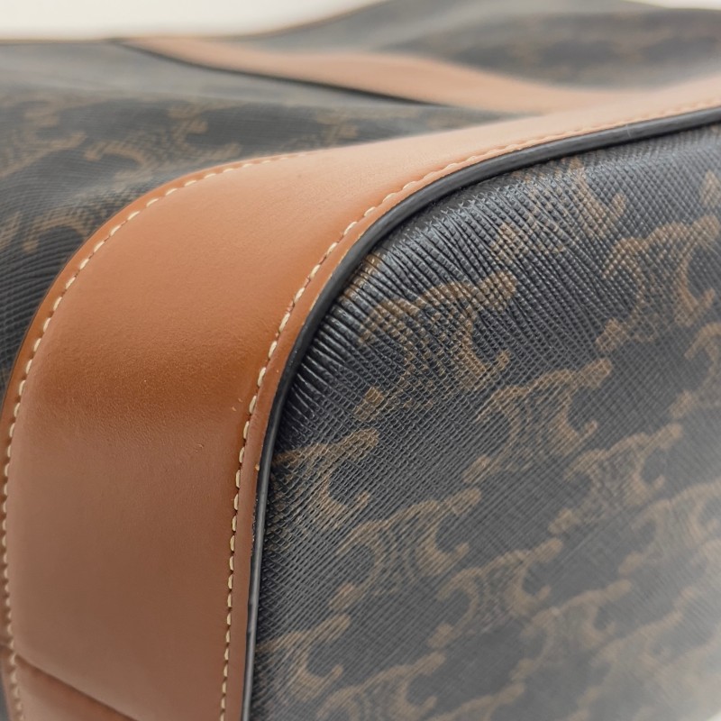 Celine 凱旋門老花水桶包 中號-13