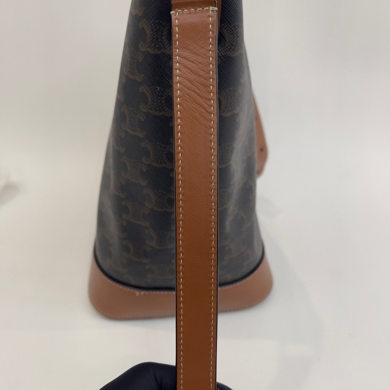 Celine 凱旋門老花水桶包 中號-15