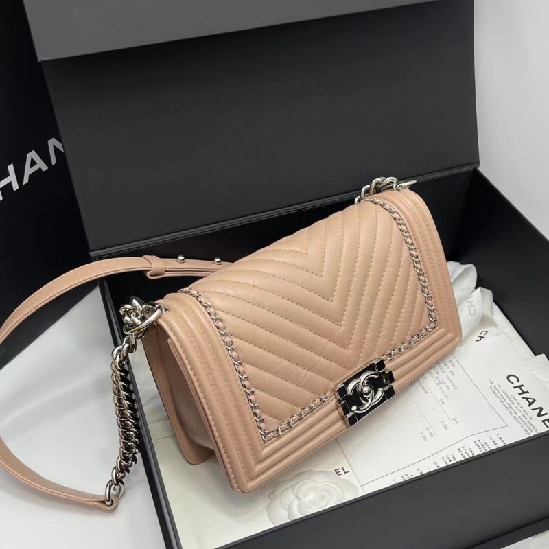 Chanel 中號 鏈條編織款leboy-1