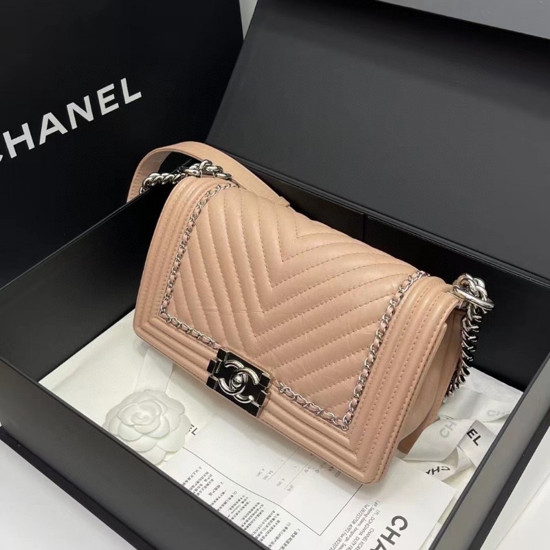 Chanel 中號 鏈條編織款leboy-2