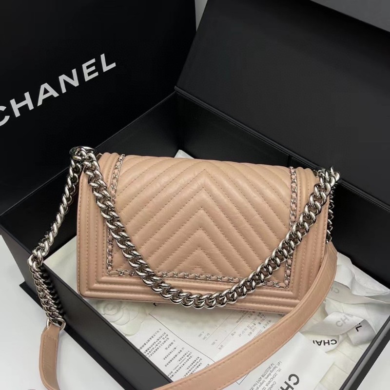 Chanel 中號 鏈條編織款leboy-3
