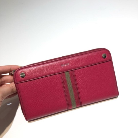 Bally long wallet red