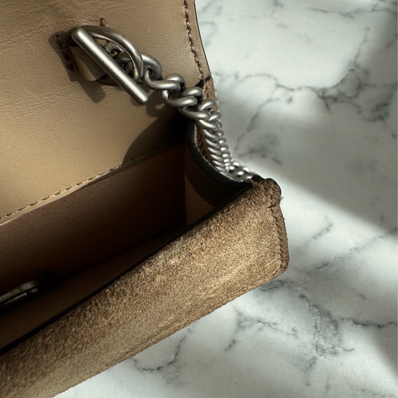 Gucci咖pvc mini酒神鏈包-26