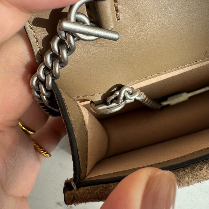 Gucci咖pvc mini酒神鏈包-27