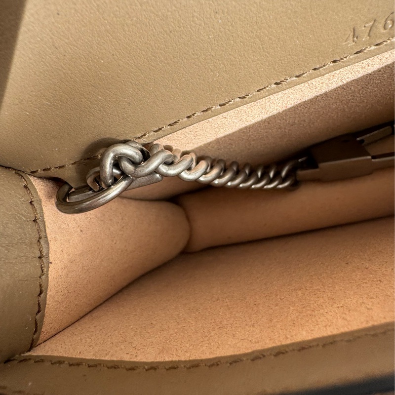 Gucci咖pvc mini酒神鏈包-30