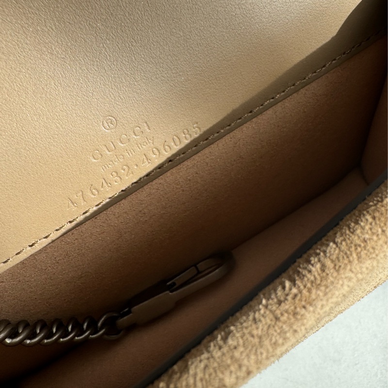 Gucci咖pvc mini酒神鏈包-31