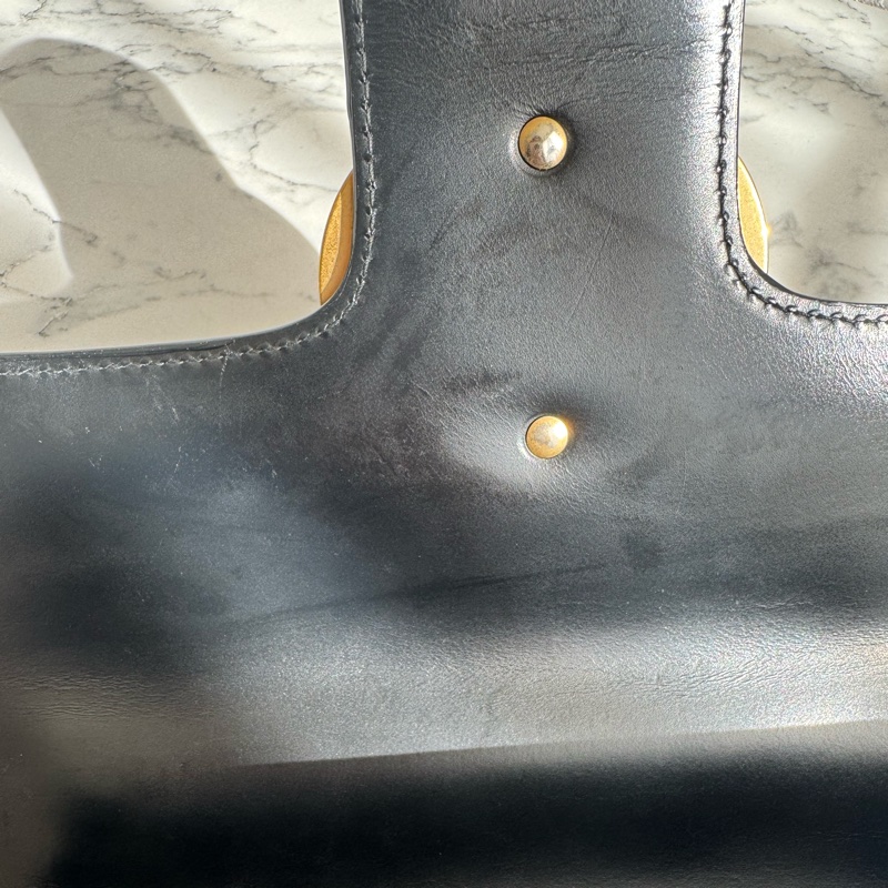 Gucci黑色皮革紅愛心鏈包 限定款✨✨-34