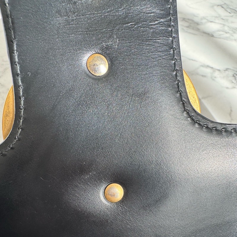 Gucci黑色皮革紅愛心鏈包 限定款✨✨-57