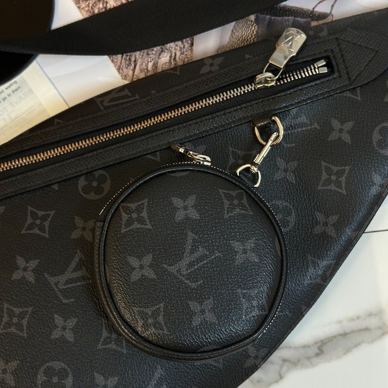 LOUIS VUITTON Duo斜背包 - 灰老花-6