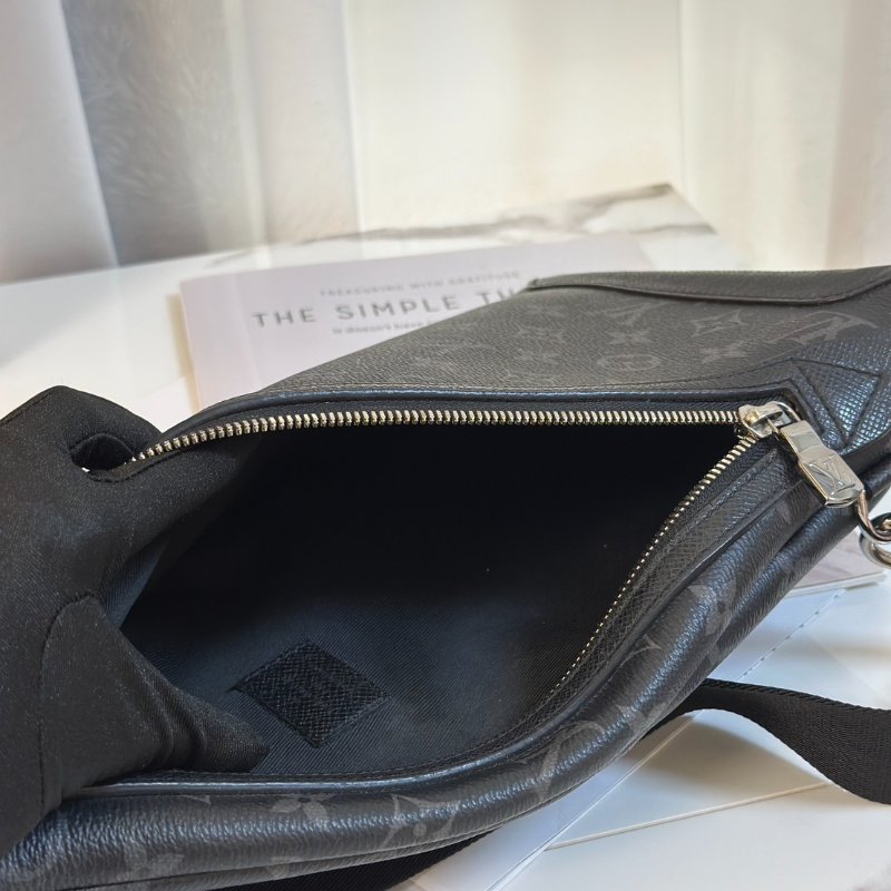 LOUIS VUITTON Duo斜背包 - 灰老花-7