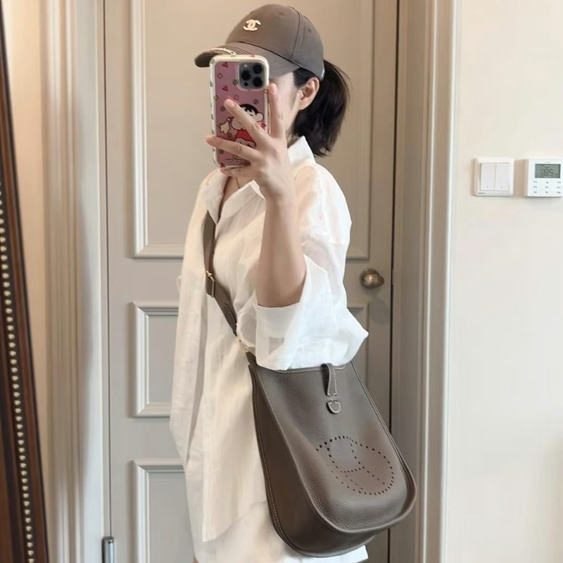 HERMES Evelyne 29 - 灰金 B-1