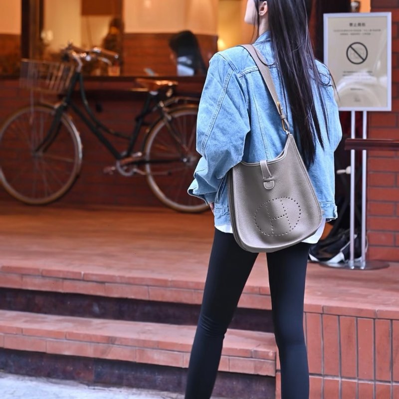 HERMES Evelyne 29 - 灰金 B-9