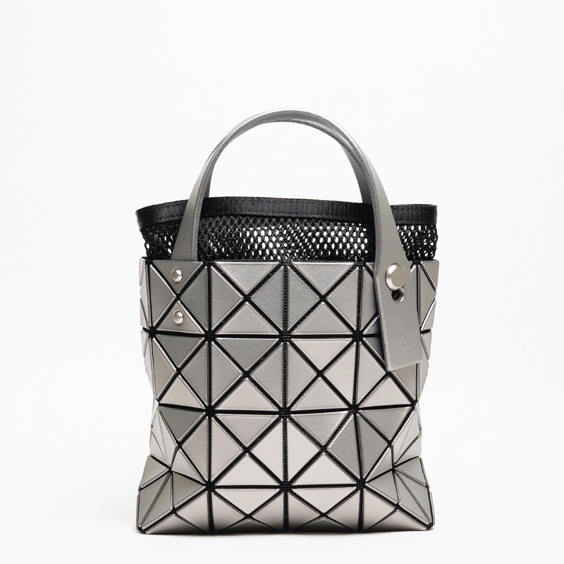 三宅一生 Carat 3x3手提包 銀色-0