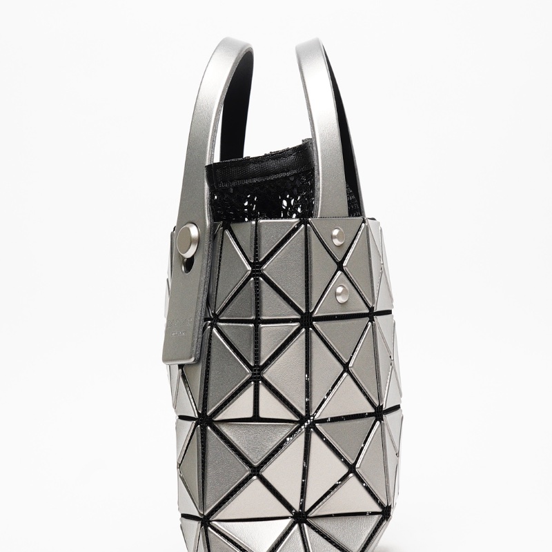 三宅一生 Carat 3x3手提包 銀色-2