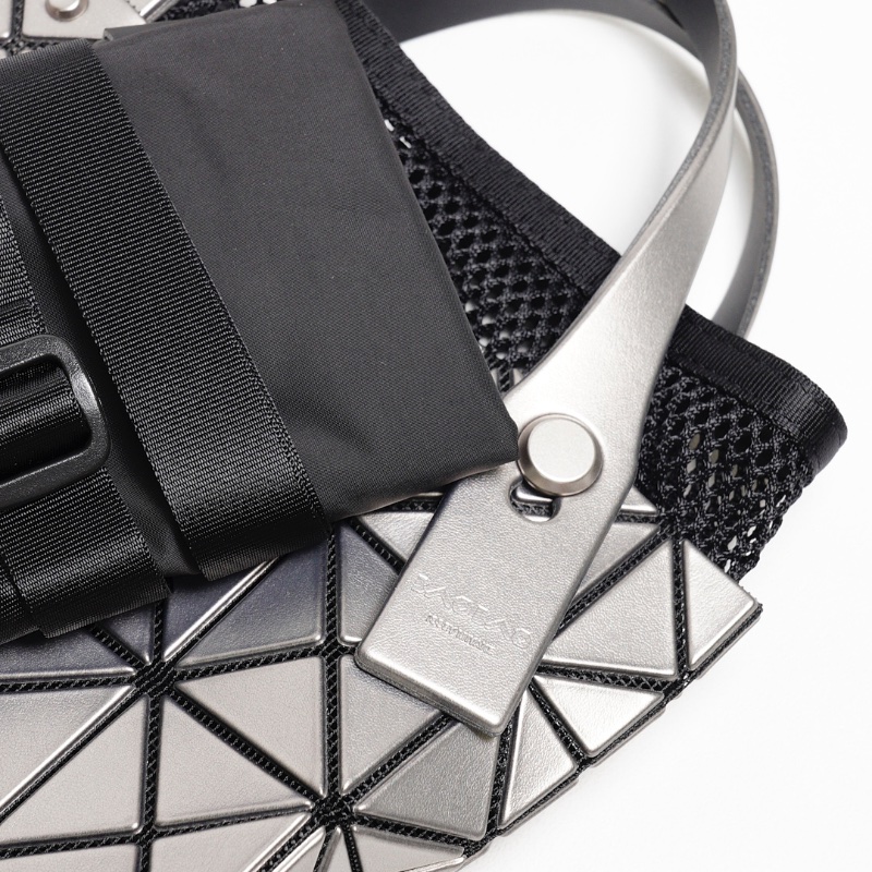 三宅一生 Carat 3x3手提包 銀色-6