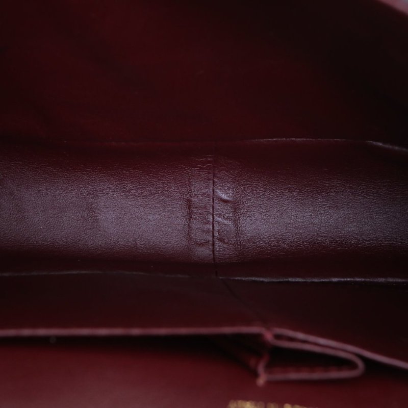 CHANEL 2.55口蓋包大號28黑色牛皮13開金扣肩背包-2