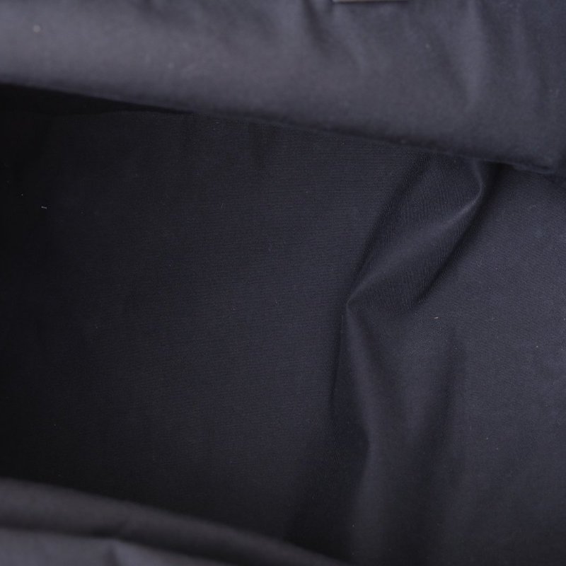 GUCCI 黑色帆布旅行斜挎包肩背包-2