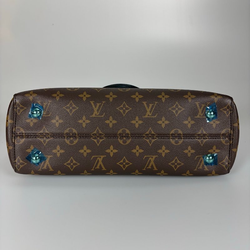 LV 老花拚黑皮革Venus 手提側肩包-4