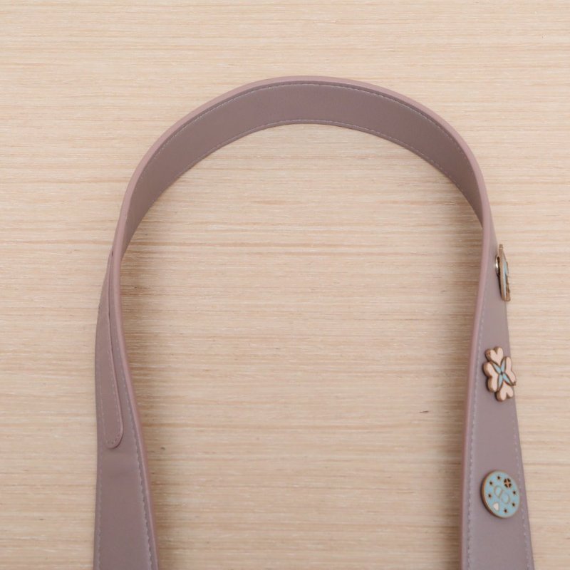 DIOR Lady戴妃包四格徽章肩帶粉色羊皮金扣2017粉棕色肩背包-2