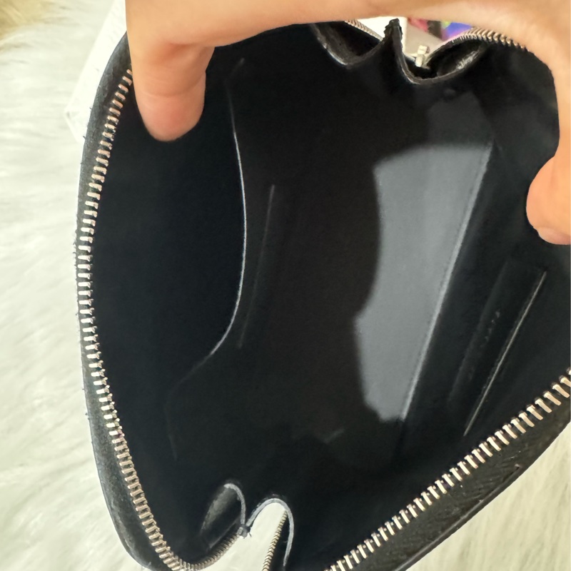 ysl 荔枝牛皮 化妝收納包-14