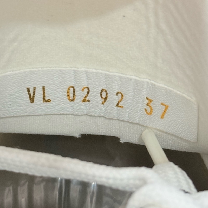 LV/路易威登 Run55白棕系帶休閑鞋 37碼 96 新 品相完美-3