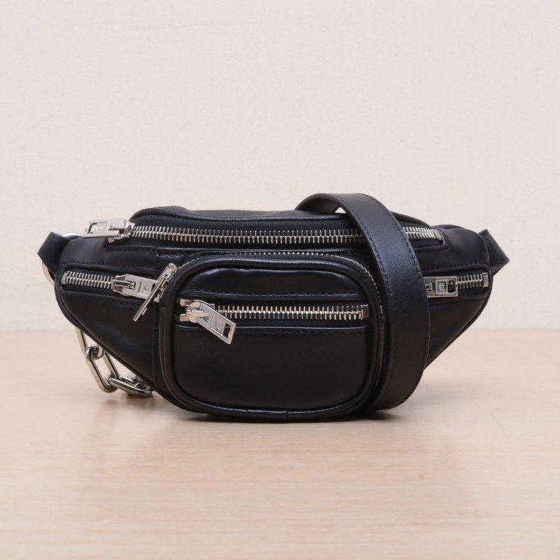 ALEXANDER WANG Attica腰包Mini22黑色羊皮肩背包-0