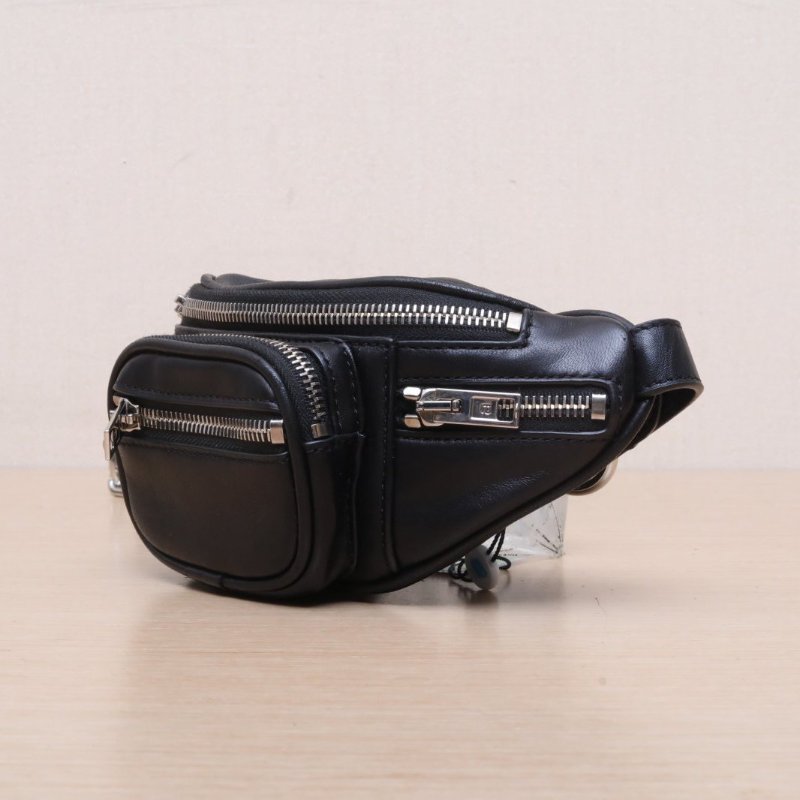 ALEXANDER WANG Attica腰包Mini22黑色羊皮肩背包-3