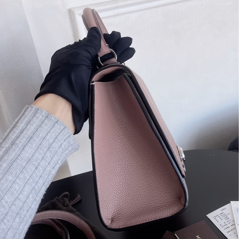 【近新閒置品】莫奈Moynat 荔枝牛皮中號手提單肩斜挎包-2