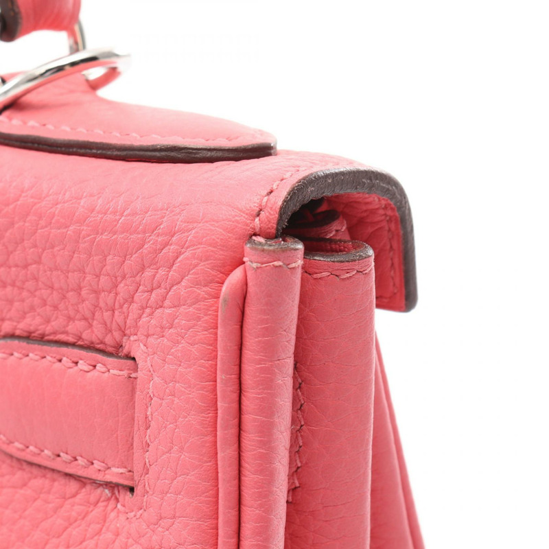 愛馬仕 Kelly 28 手提/肩背包 Y Taurillon Clemence Rose dete 二手 SHW-8