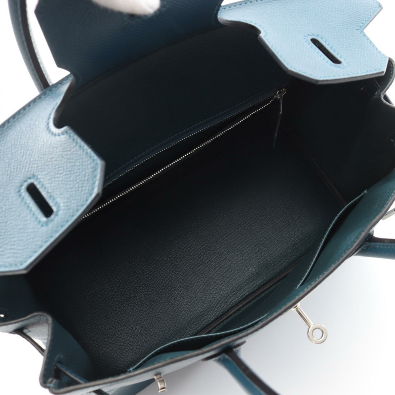 愛馬仕 Birkin 30 手提包,Epsom 皮革,Colvert 綠色,二手,女士,A SHW-2