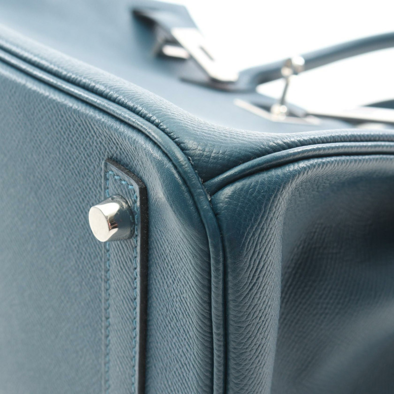 愛馬仕 Birkin 30 手提包,Epsom 皮革,Colvert 綠色,二手,女士,A SHW-8