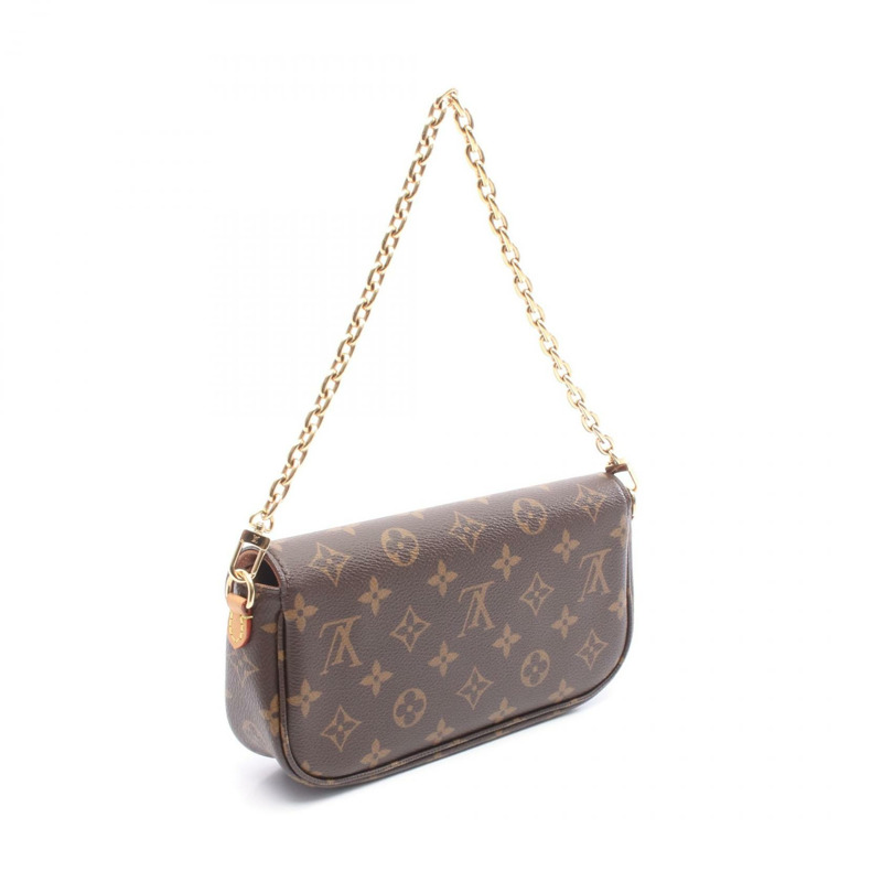 路易威登 (LOUIS VUITTON) 鏈條皮夾 Ivy 單肩手提包 M81911 Monogram 二手小姐 LV-1