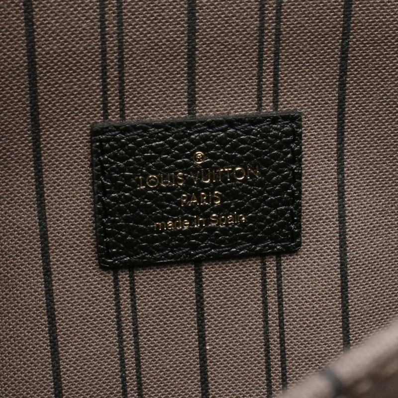 路易威登 Pochette Metis 中型單肩手提包 M41487 Monogram empreinte 黑色-3