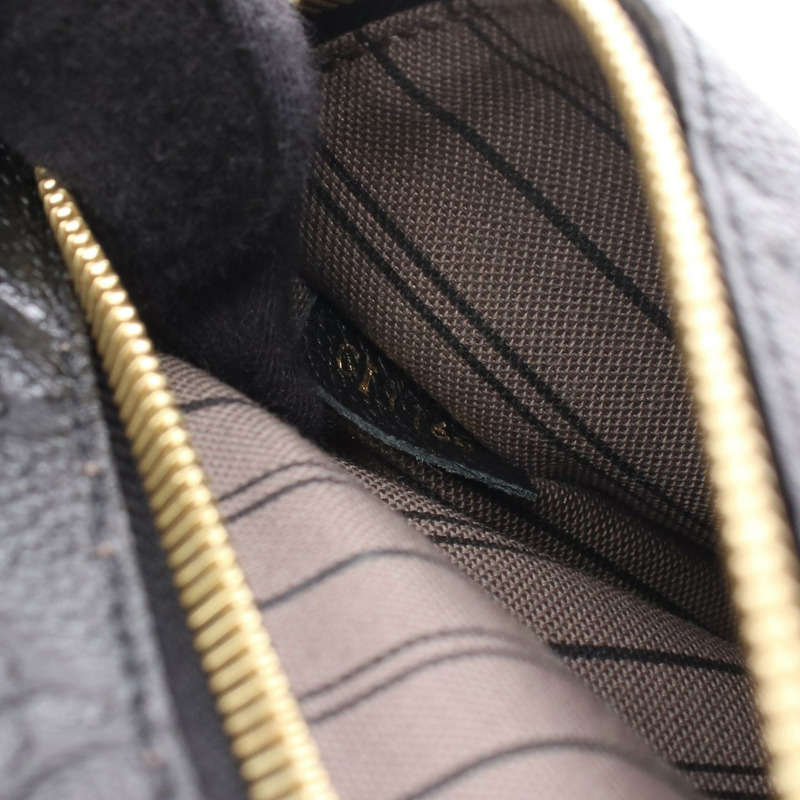 路易威登 Pochette Metis 中型單肩手提包 M41487 Monogram empreinte 黑色-4