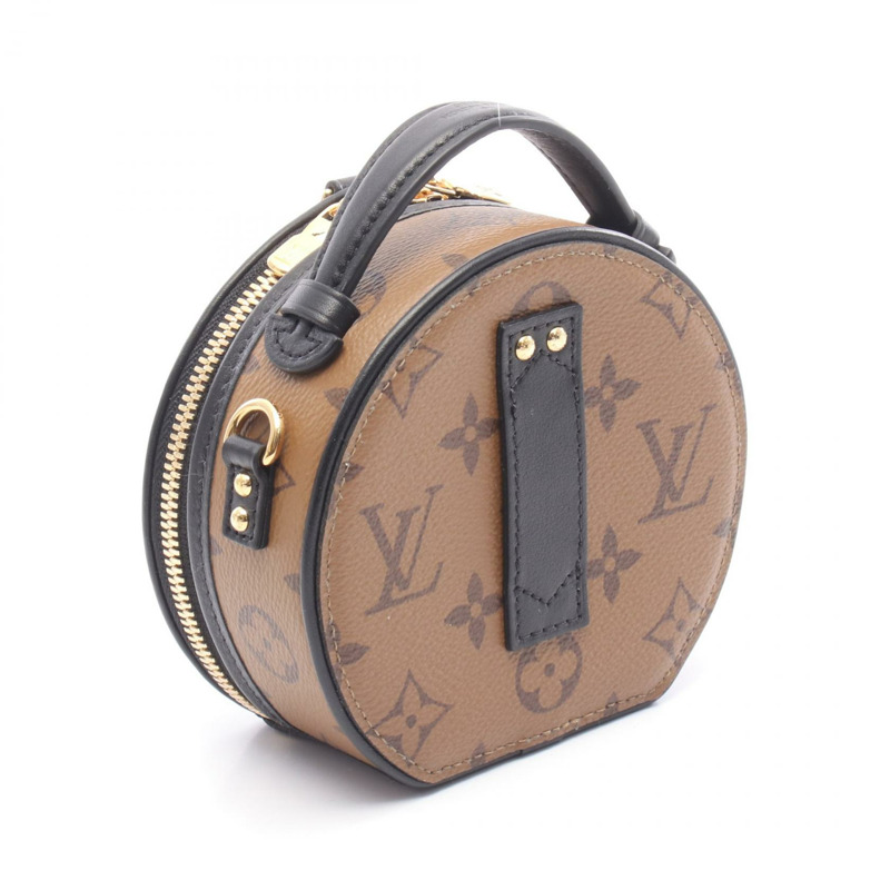 路易威登 Mini Boite Chapeau 單肩手提包 M68276 Monogram Reverse 二手-1