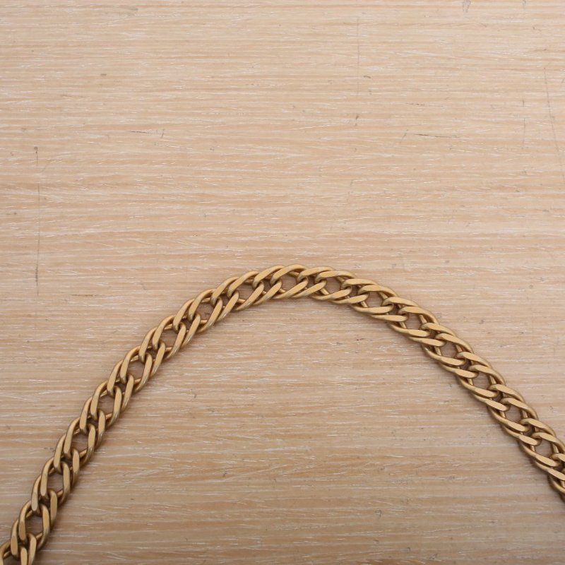 CHANEL 中號26黑色羊皮晶片開金扣金幣單皮穿鏈肩背包-2