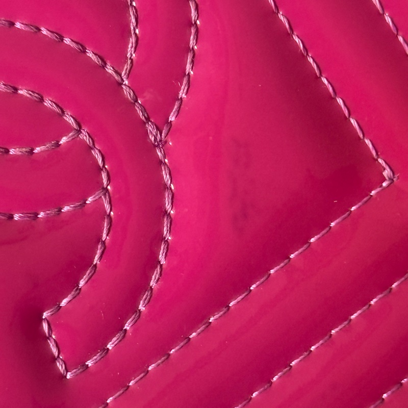 香奈兒 chanel 桃紅 woc 包 漆皮-8