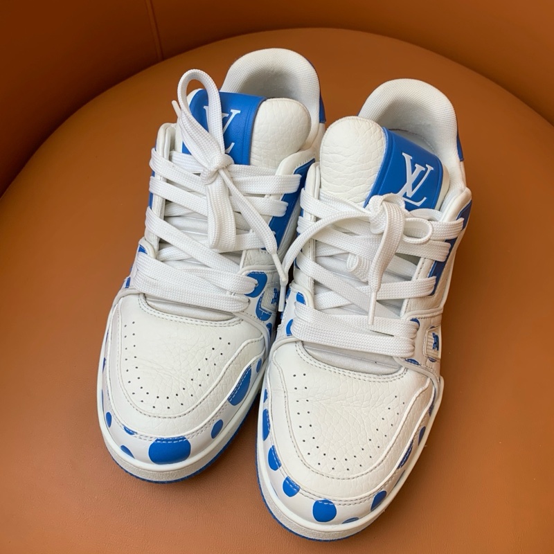 LOUIS VUITTON Trainer 低幫鞋 白藍色 37 碼-2