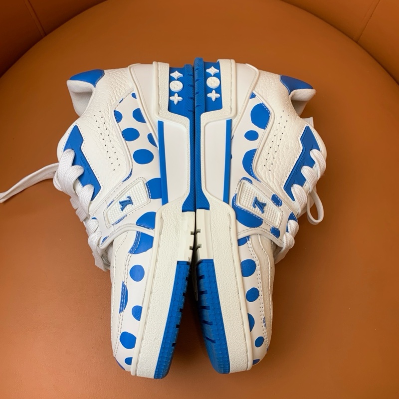 LOUIS VUITTON Trainer 低幫鞋 白藍色 37 碼-3