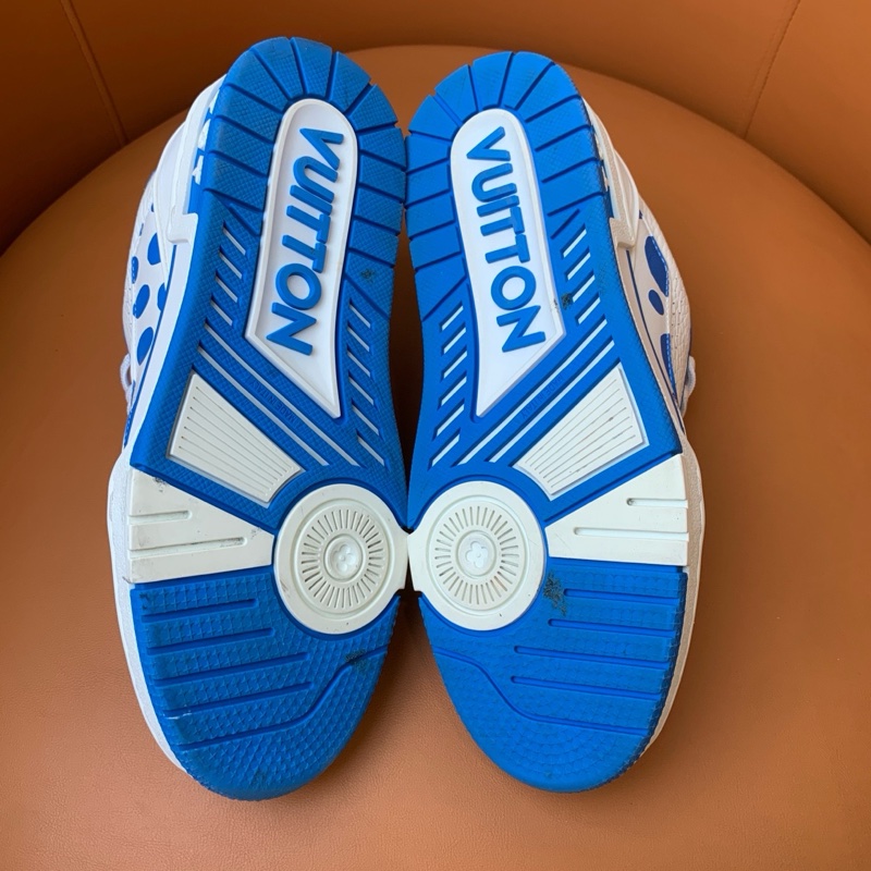 LOUIS VUITTON Trainer 低幫鞋 白藍色 37 碼-5