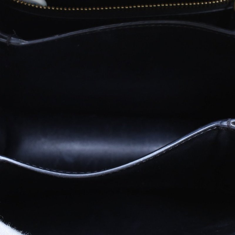 CELINE ClassicBox小號黑色牛皮金扣肩背包-3