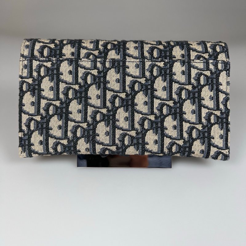 DIOR 刺繡老花WOC包-1