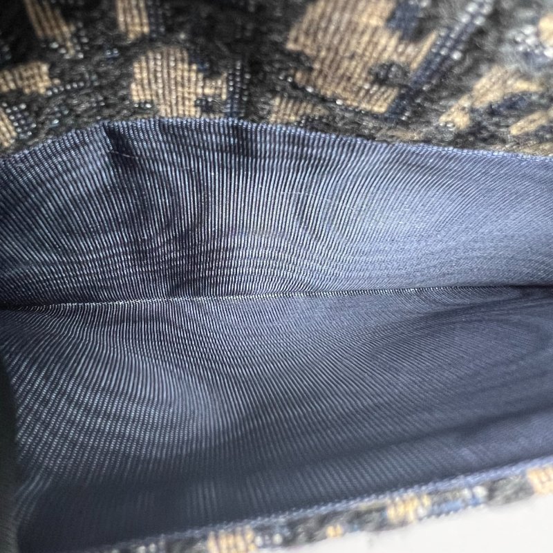 DIOR 刺繡老花WOC包-8