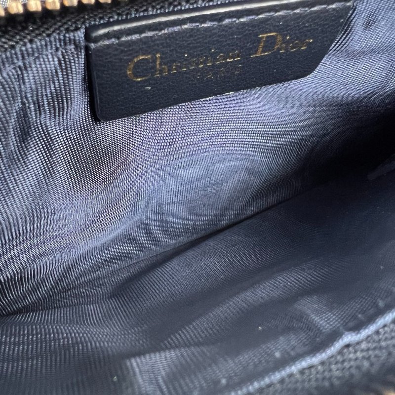 DIOR 刺繡老花WOC包-9