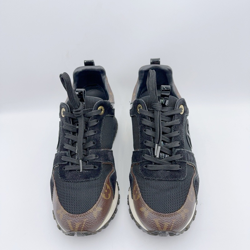 98新/Lv路易威登/35.5碼/黑棕runaway休閑鞋-0