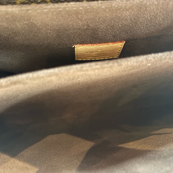 路易威登/LV 經典老花金扣 郵差包20年 98新-7