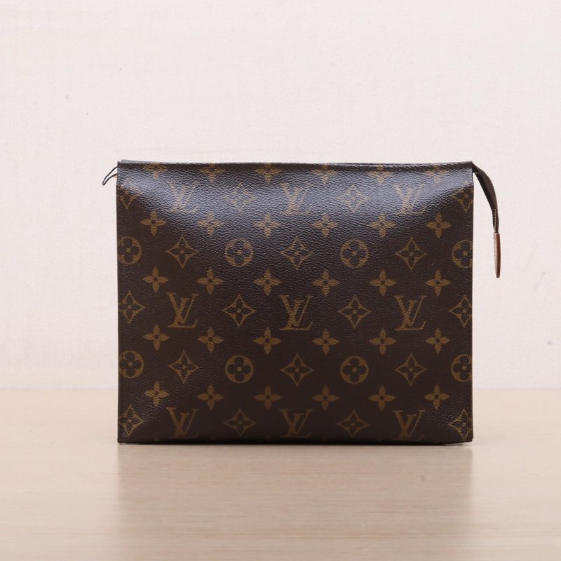 LOUIS VUITTON PocheToilette26號洗漱包老花PVC2015肩背包-0