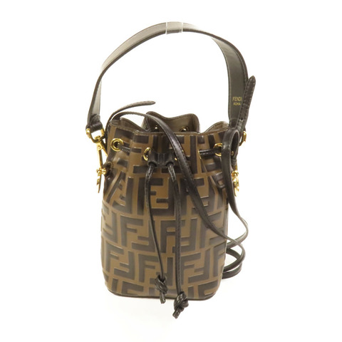 FENDI 牛皮皮革Mon Tresor金扣肩背袋