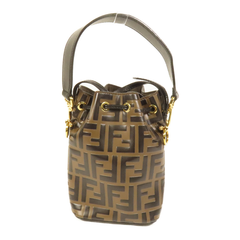 FENDI 牛皮皮革Mon Tresor金扣肩背袋-1